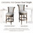 Maven Lane Pullman Stool with Fabric Upholstery-93617878-93617880-121594406