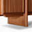 Medieval-style solid wood dining cabinet