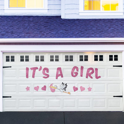 Aimant de garage VictoryStore Its A Girl - 16 pièces, Adna
