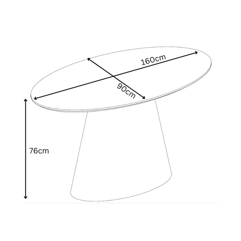 Chrostopher Oval Dining Table