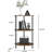 3 Tier Corner Shelf With LED Light,Bookcase For Small Spaces