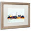 « paris france horizon blue », impression encadrée-69336148-17771114