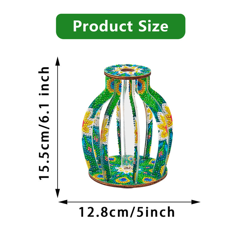 DIY Diamond Painting Vase Kit