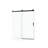 56" - 60" W X 76" H Frameless Soft-Closing Single Sliding Shower Door