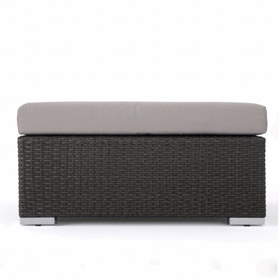 Patio Ottoman Gry + Alu