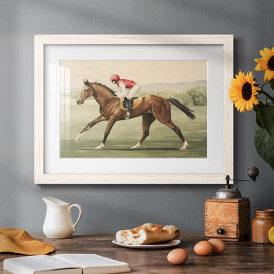 Équitation rétro I, impression sur papier