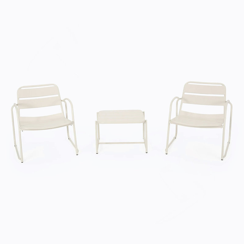 Ensemble de conversation Conrad, Blanc mat