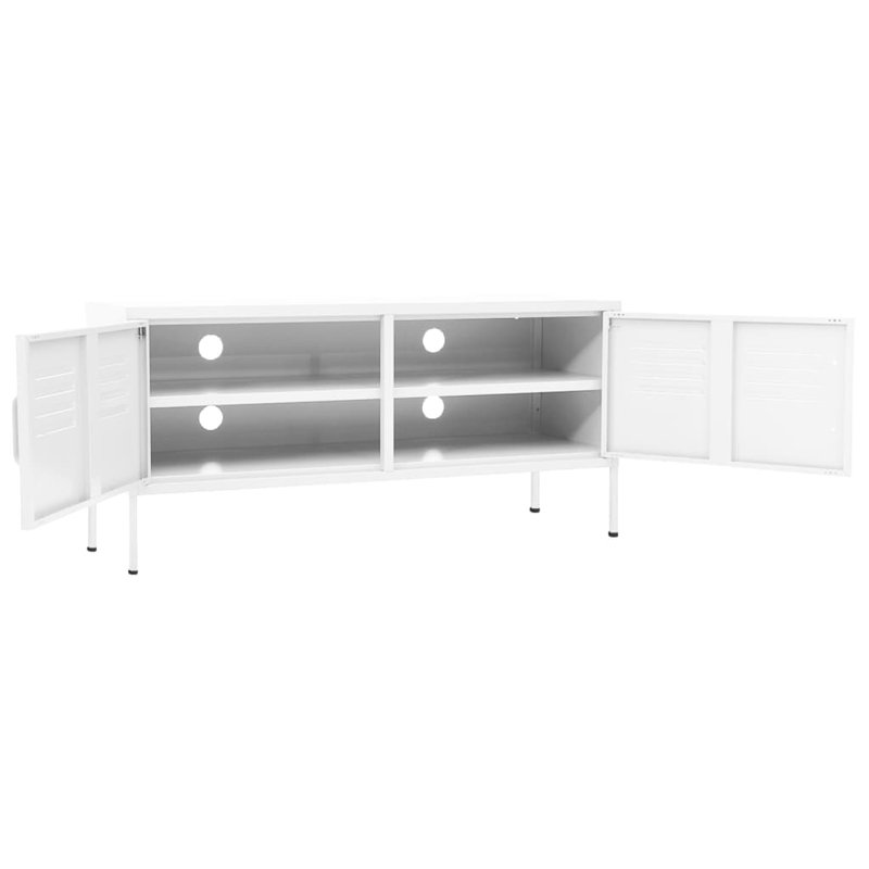 Javert Unfinished TV Stand for TVs up to 43", White