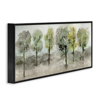 Splashed Watercolor Trees Giclee Art by Val Rhodes