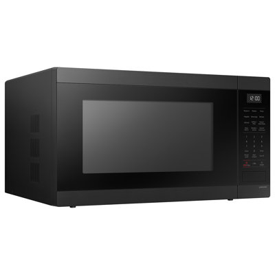 Samsung 1.9 cu. ft. Countertop Microwave with Sensor Cooking in Matte Black Stainless Steel