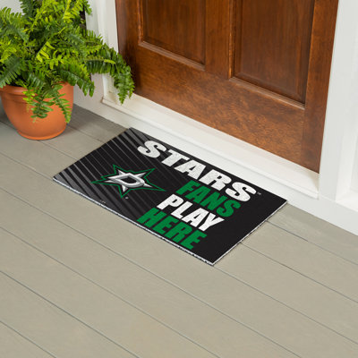 Tapis en PVC Dallas Stars Fan, 28 po x 16 po