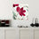 Art floral contemporain délicat organique