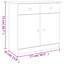 Alamgir 77cm Solid Wood Sideboard-1262423637