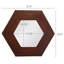 Miroir hexagonal 18,5 po x 18,5 po-804593280