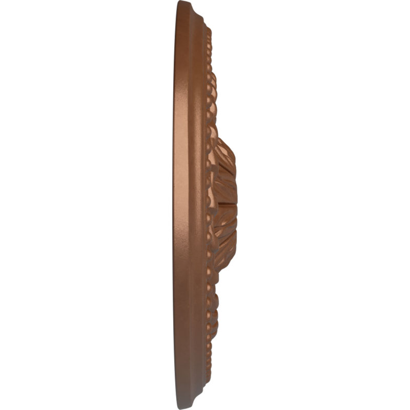 Médaillon de plafond Saverne l 18 1/2 po x H 13 1/2 po x P 1 7/8 po, Cuivre poli