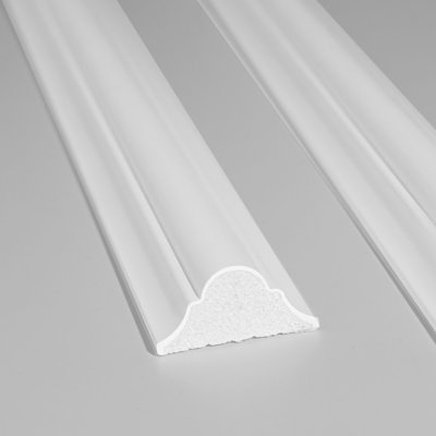 Art3d 96''x1.34'' Wall Molding Trim,Glue Up Wainscoting &Accent Wall Panel Frame,Set of 4
