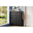 Modern Elegant Narrow Tipping Bucket Shoe Cabinet With 6 Flip Drawers, Space Saving Design, Cream Style Entryway Organizer With Adjustable Shelf, Free-Standing Shoe Rack With 3 Silvery Hooks, Black-1550048907