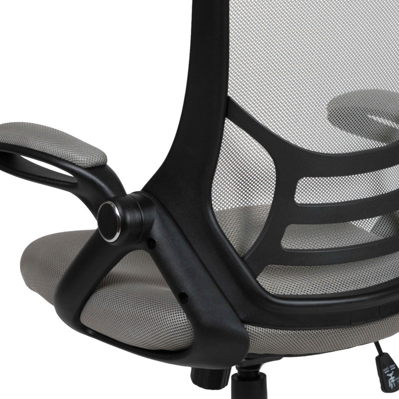 Chaise de bureau ergonomique Cappello, Gris clair