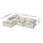 Veridian Boneless Modern Modular Compression Sectional Sofa-118320396