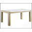Ensemble de salle à manger contemporain de 7 pièces avec table en marbre véritable et chaises rembourrées à dossier complet, idéal pour les expériences culinaires élégantes.-897400377