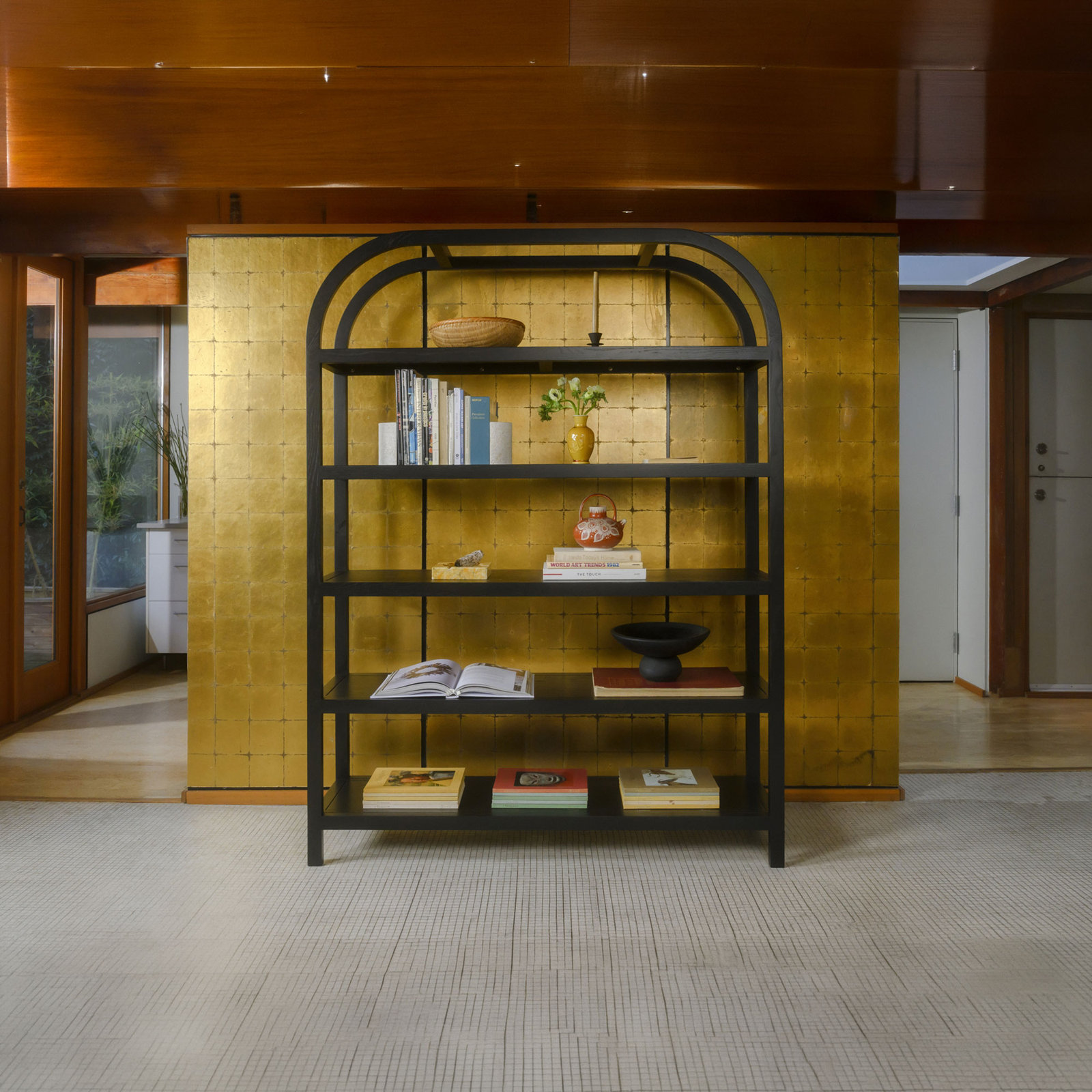 60" Bookcase, Black