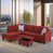 Red Microfiber / Microsuede