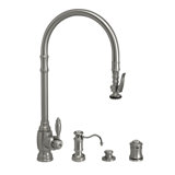 Pull Down Single Handle Kitchen Faucet with Side Spray