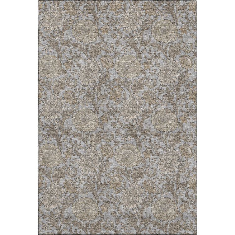 Premium Machine Washable Prisco Gray Rug