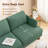 3 Seater Sofa 89" Upholstered Sofa Couch with Square Arm for Living Room-969172704