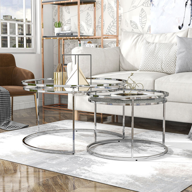 Table gigogne Masiey Trill, Transparent