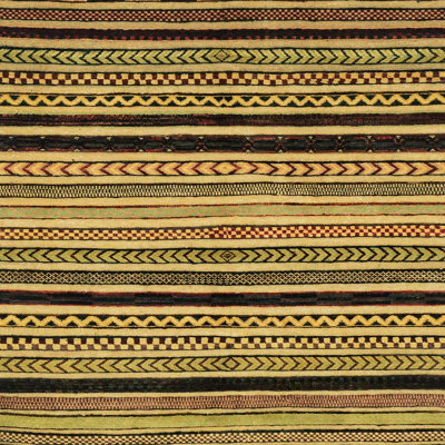 Tapis décoratif multicolore à motif abstrait
