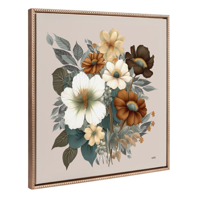 Blossom Symphony by Inkheart Designs Framed Canvas Wall Art Print