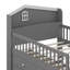 Lit plateforme simple pour enfant avec tête de lit et échelle garde-corps, lit Montessori, base de lit en bois avec 4 tiroirs-223154824