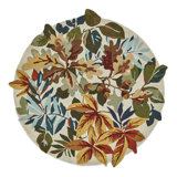 Wool Floral Area Rug