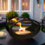 Bio-Ethanol Tabletop Fireplace with Flame Guard
