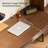 Modern Traditional Solid Wood Writing Desk with 2 Concealed Drawers-1400944967