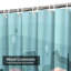Rideau de douche transparent transparent, rideaux de douche pour la salle de bain avec 12 crochets-584953399