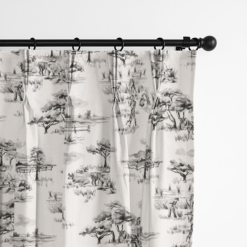 Auclair 100% Cotton Curtain, 20" W x 108" L