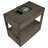 Hendrick 2-drawer Nightstand Bedside Table Taupe Oak-165414935