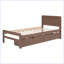 Structure de lit plateforme moderne avec 2 tiroirs-1281126555