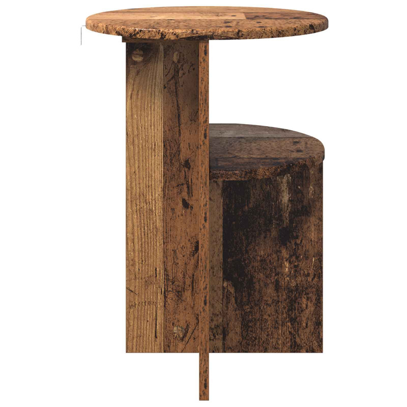 End Table, Old Wood