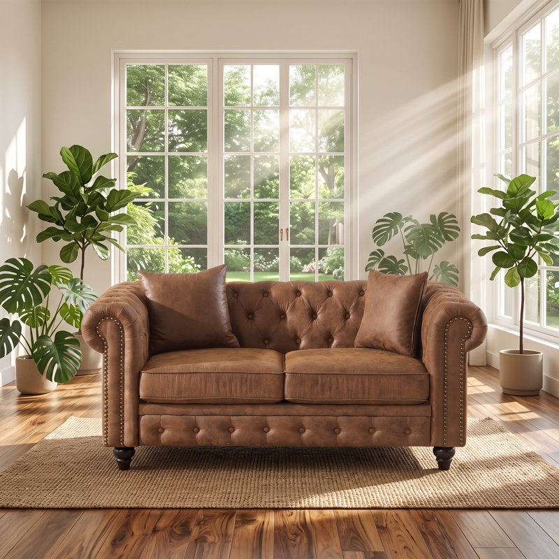 Upholstered 63.5 " Fabric Sofa