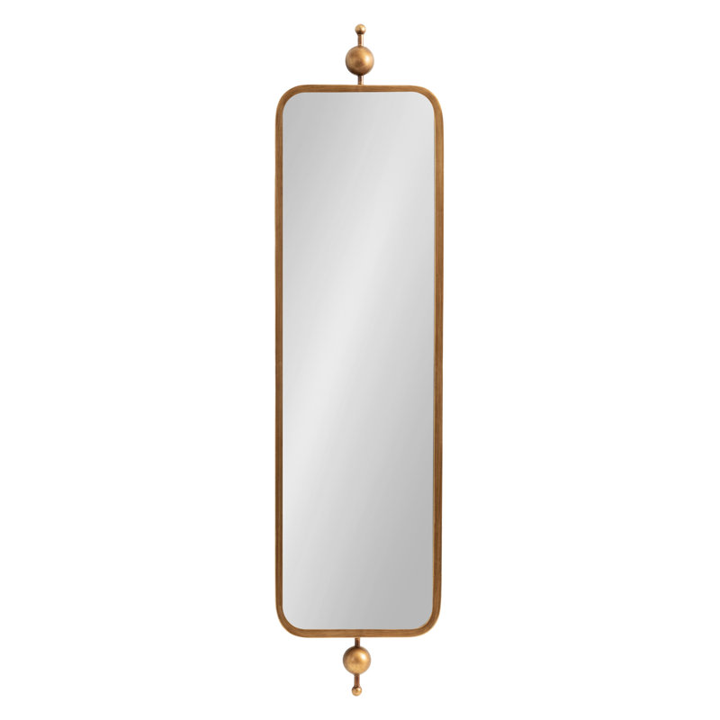 Miroir rectangulaire, Doré