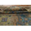 Tapis bleu à motif géométrique traditionnel 7 x 10