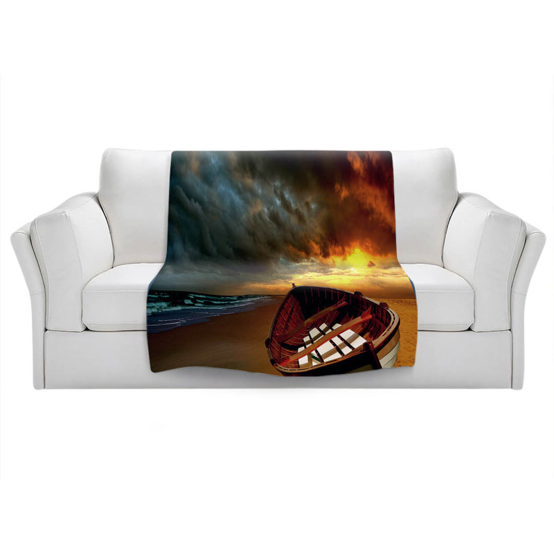 Hand Woven Throw Blanket, 68" x 80"