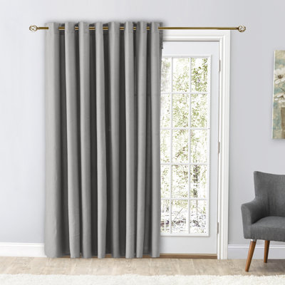Lakeland Double-Wide Patio Curtain Panel
