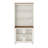 Scarlett Sideboard Cabinet With Bar Hutch, 72"H Farmhouse Sideboard Credenza For Dining Room, Modern Buffet Cabinet With 3 Tier Shelf And Glass Doors, Large Storage Cabinet With 6 Drawers For Kitchen , White