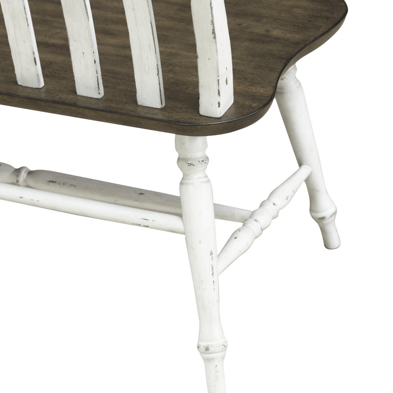 Catriel Slat Back Dining Bench