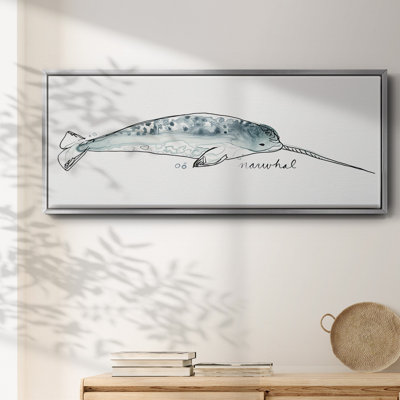 Baleine III - toile encadrée