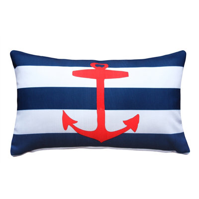 Coussin décoratif intérieur / extérieur Anchor Nautical